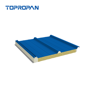 3ribs Rock wool Roof Sandwich Panel