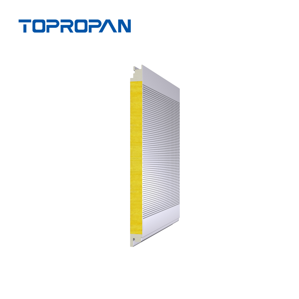 Are glass wool sandwich panels suitable for interior partitions in office spaces?